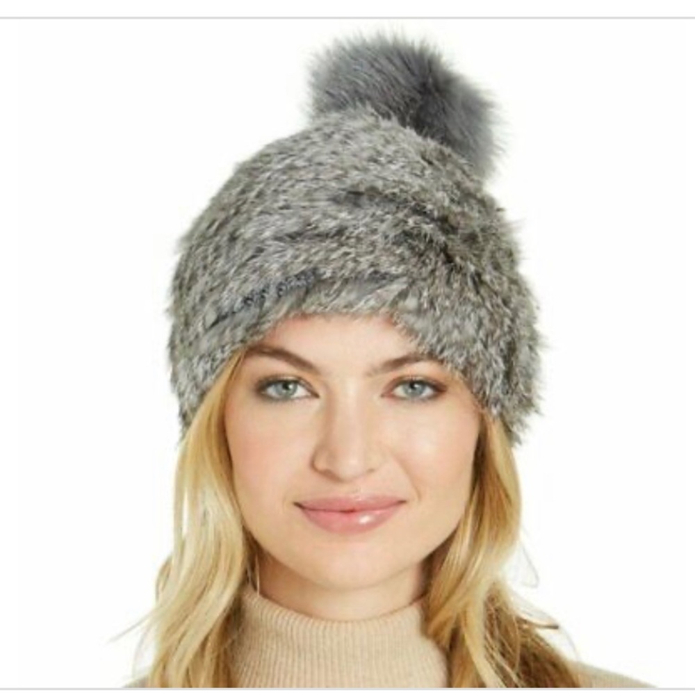 Marcus Adler Rabbit fur Pom Beanie